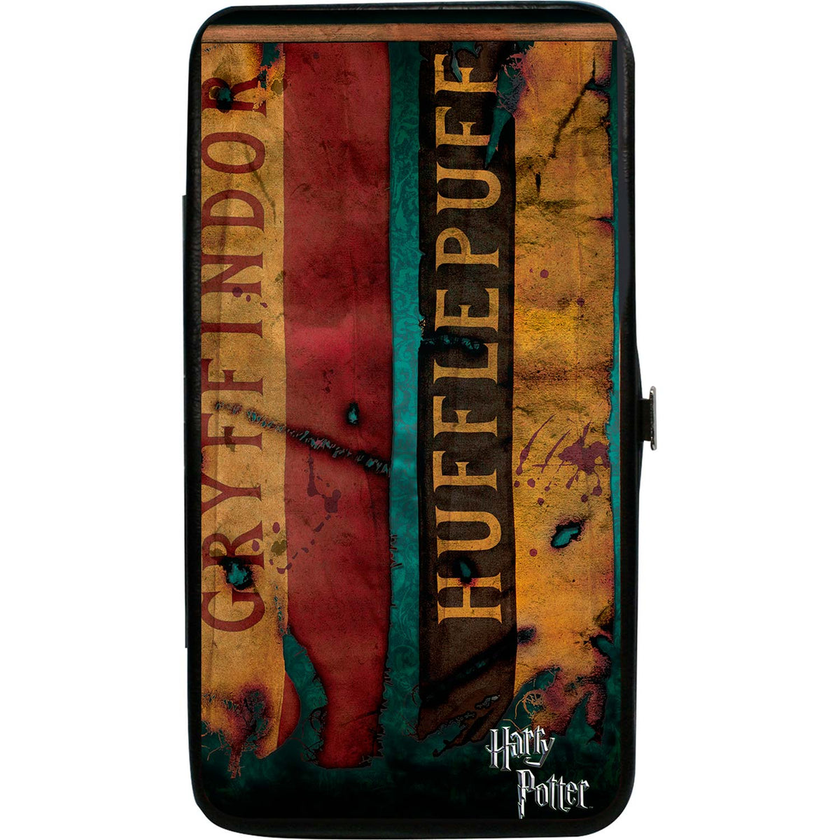 Harry Potter 4-Hogwarts House Banners Girls Wallet Front