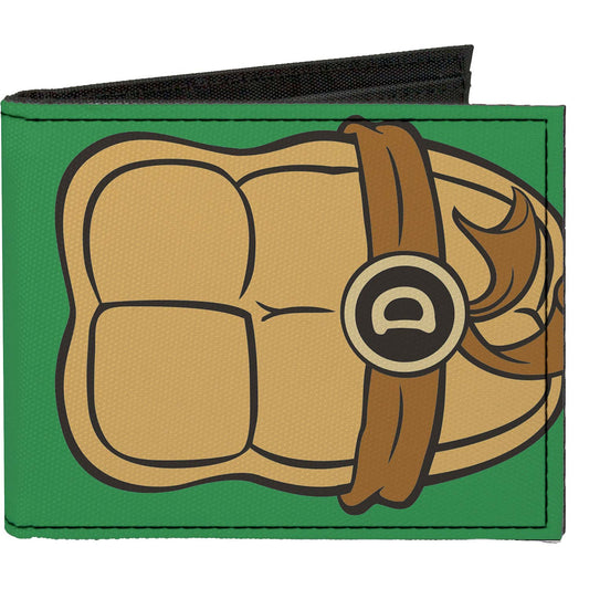 Teenage Mutant Ninja Turtles Classic  Donatello Turtle Shell Greens/Browns Bi-Fold Front