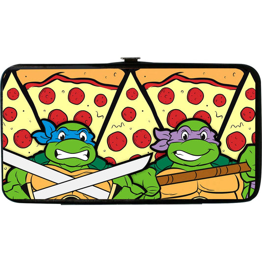 Teenage Mutant Ninja Turtles Turtle Battle Poses/Pizza Girls Wallet Front