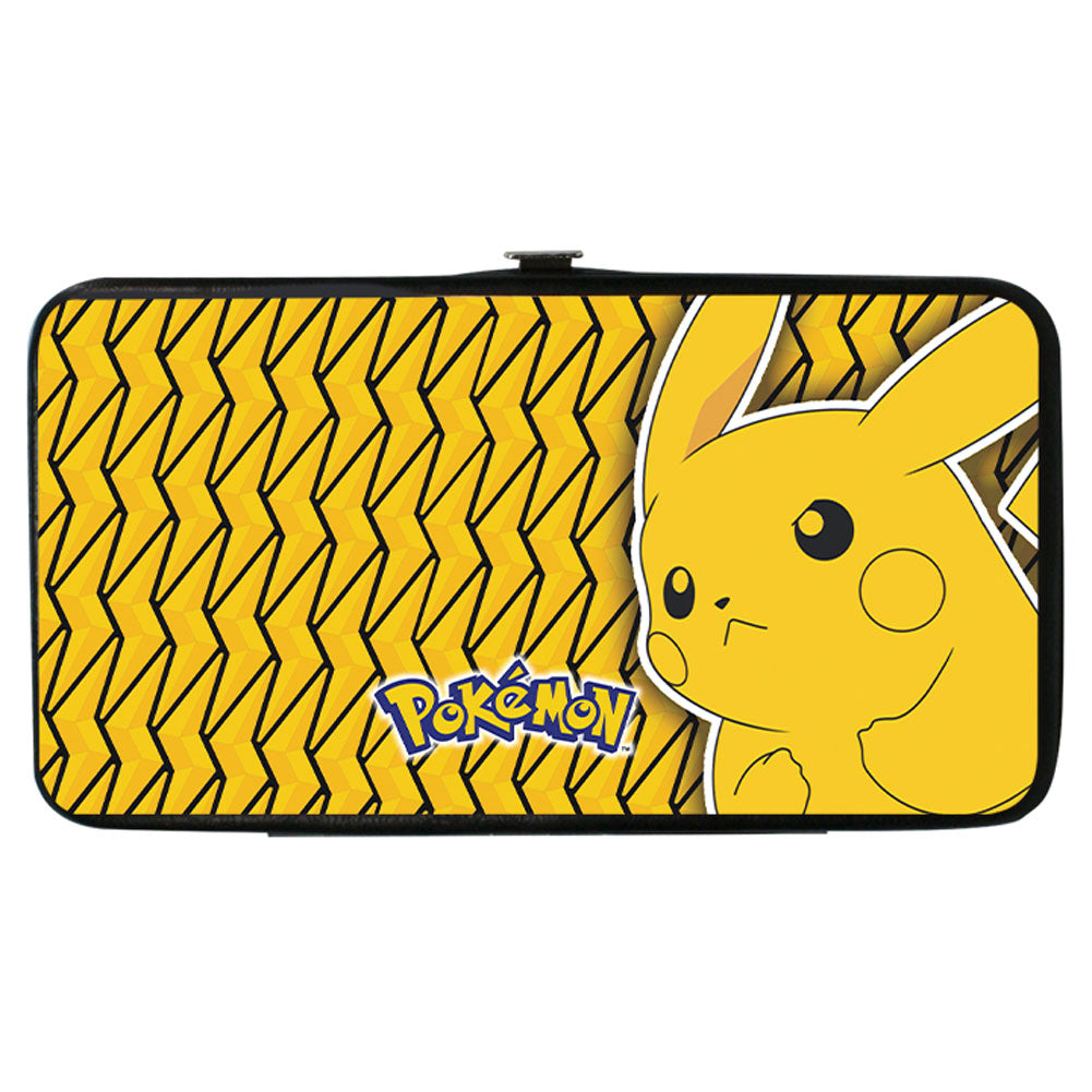 Pokemon Pok�mon Pikachu Pose Yellow/Black Girls Wallet Front
