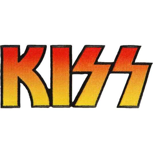 KISS Logo Embroidered Patch Front