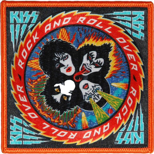 KISS Rock N Roll Over Embroidered Patch Front