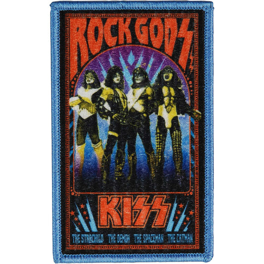 KISS Rock Gods Embroidered Patch Front