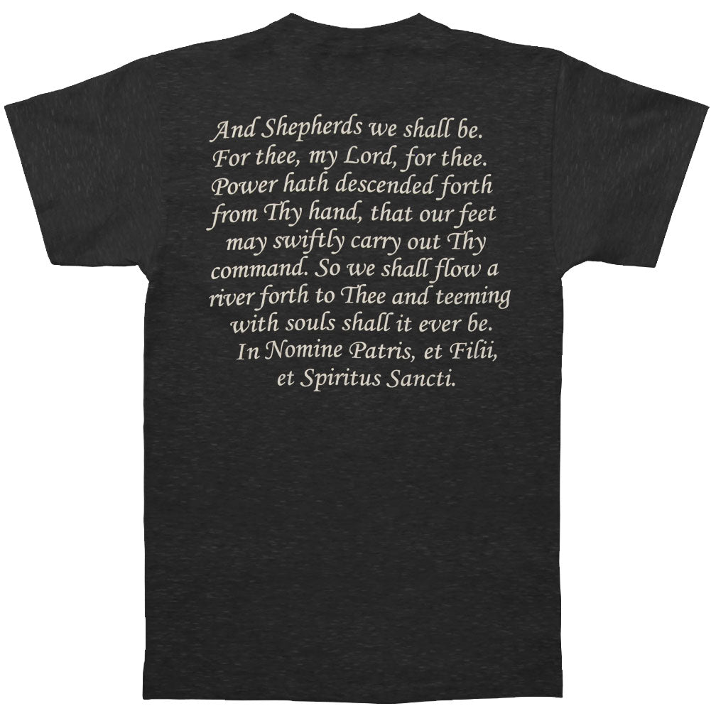 Boondock Saints V/A Cross With Prayer On Back Gray Tee Slim Fit T-shirt