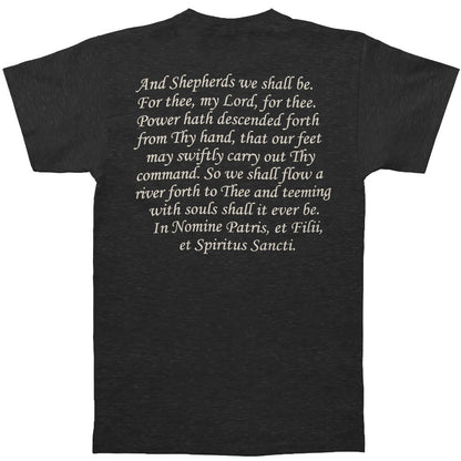 Boondock Saints V/A Cross With Prayer On Back Gray Tee Slim Fit T-shirt