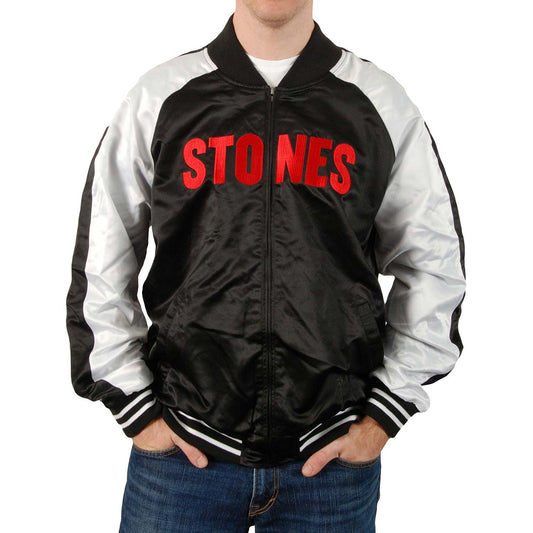 Rolling Stones RS Stones Silk Varsity Mens Jacket Varsity Jacket