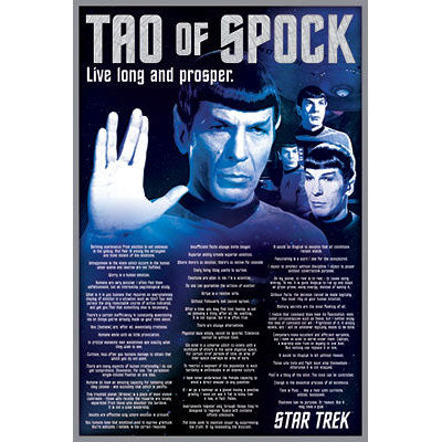 Star Trek Tao Of Spock Domestic Poster