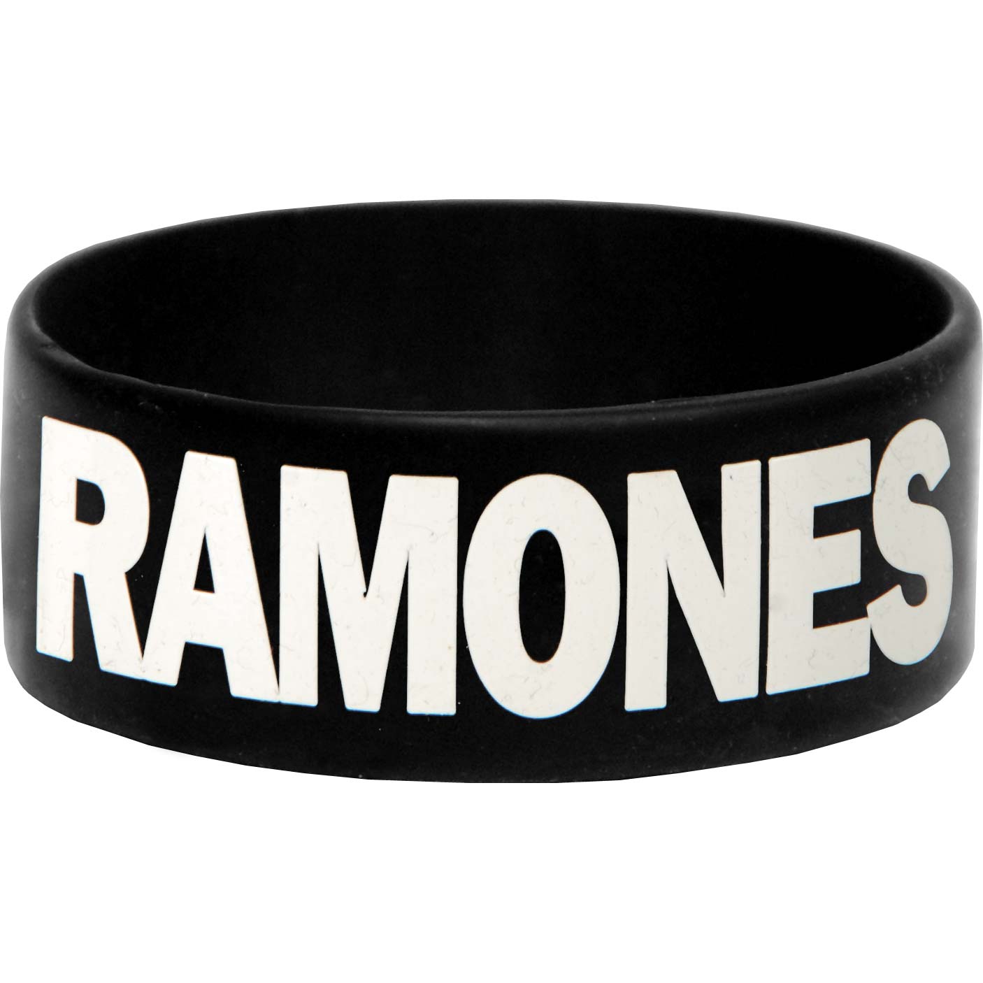 Ramones Gabba Gabba Hey Rubber Bracelet Back