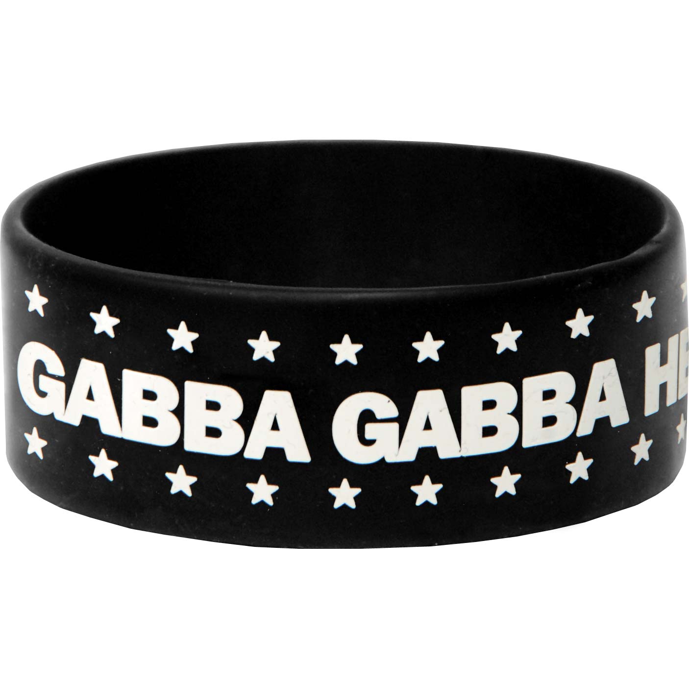 Ramones Gabba Gabba Hey Rubber Bracelet Front