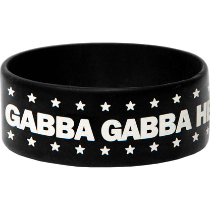 Ramones Gabba Gabba Hey Rubber Bracelet Front