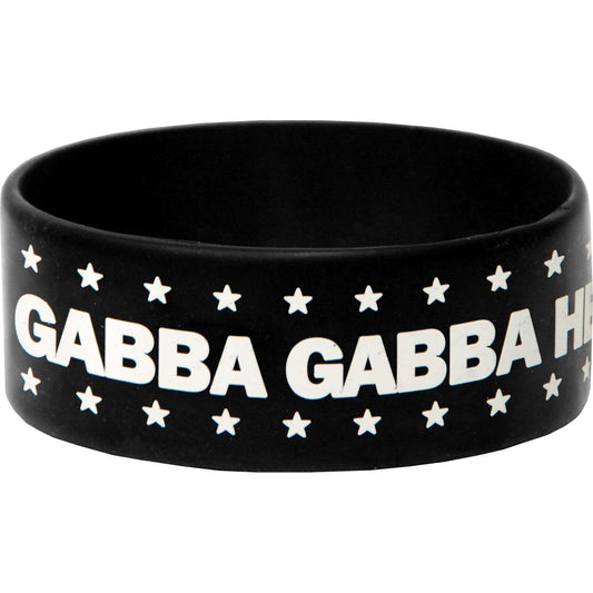 Ramones Gabba Gabba Hey Rubber Bracelet Front