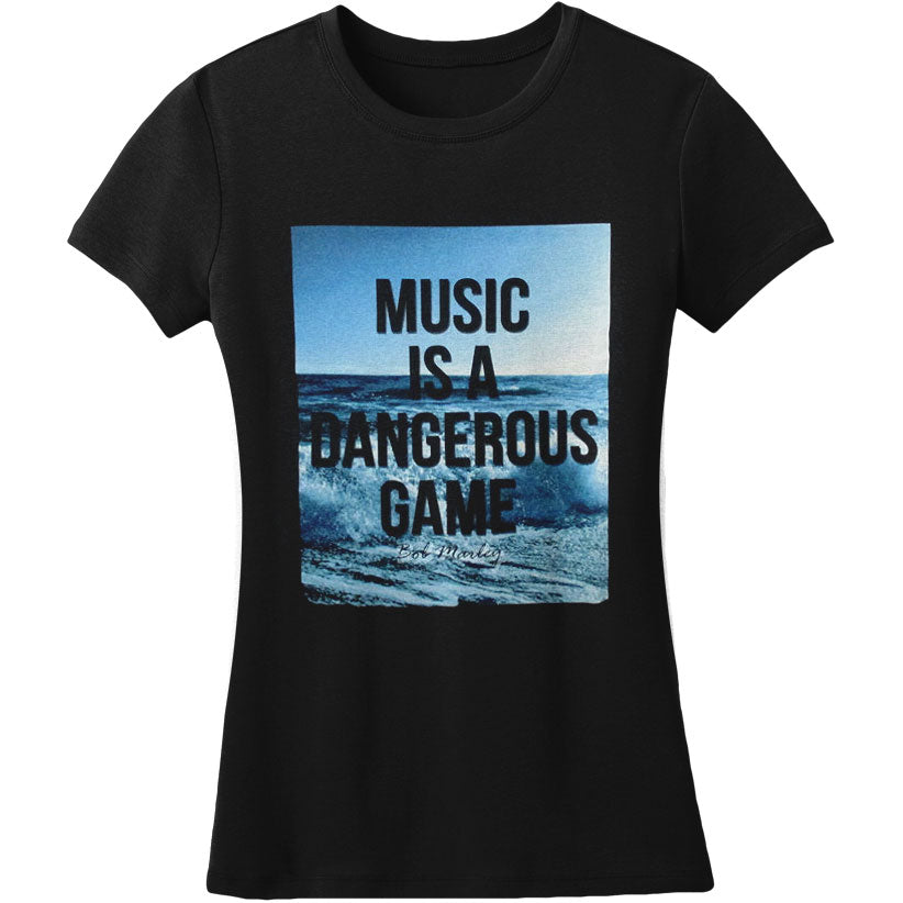 Bob Marley Dangerous Game Ocean Junior Top Front