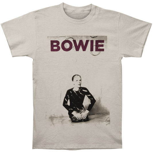David Bowie Kneeling Slim Fit T-shirt Front