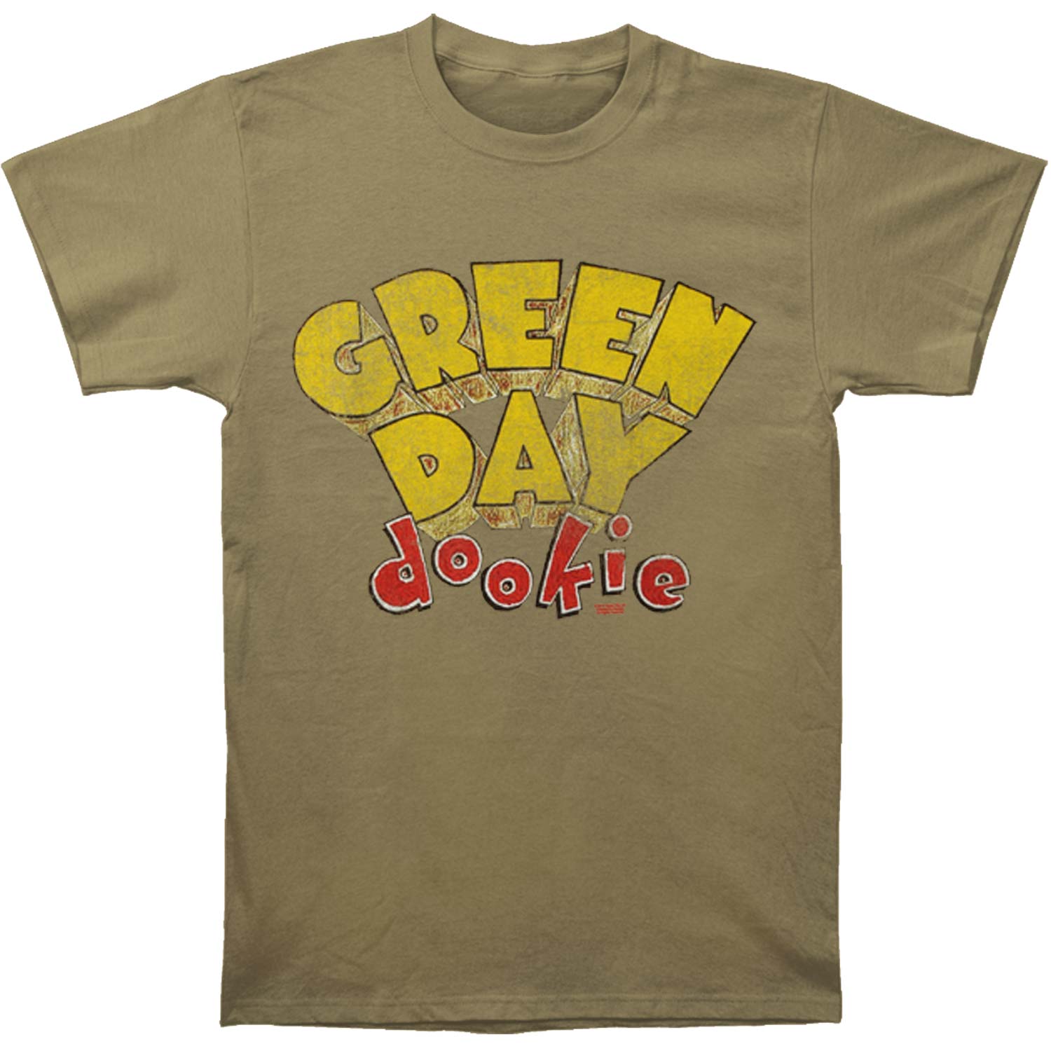 Green Day Dookie Slim Fit T-shirt Front