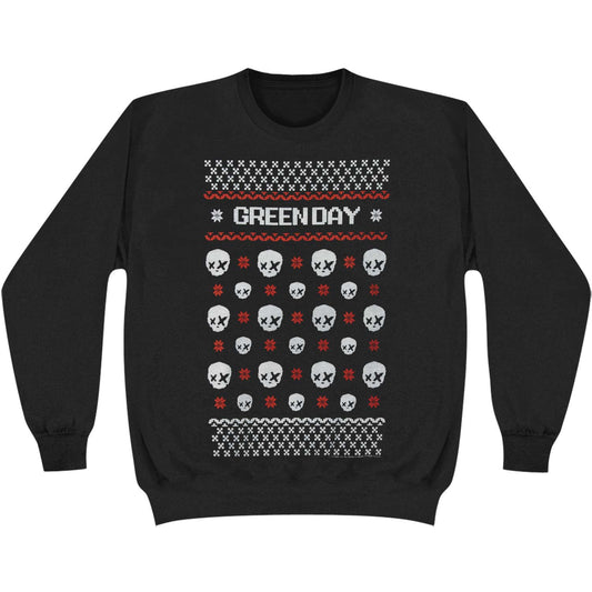 Green Day Xmas Sweatshirt Front