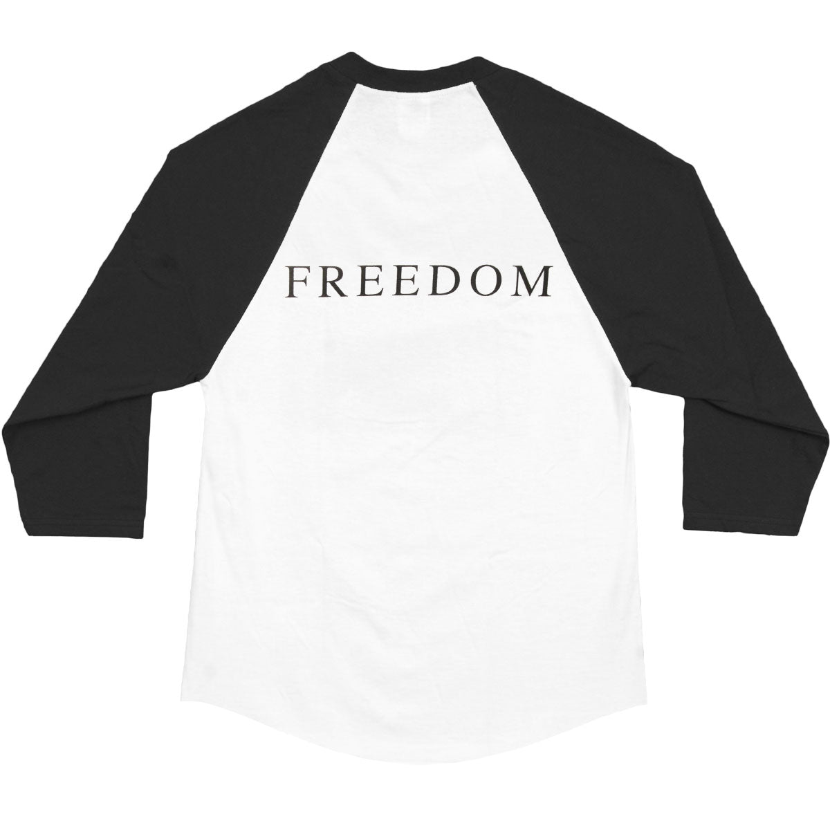 Refused RFSD Raglan (White/Black) Baseball Jersey Back