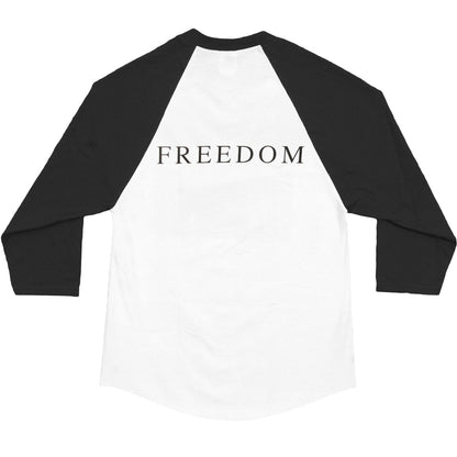 Refused RFSD Raglan (White/Black) Baseball Jersey Back