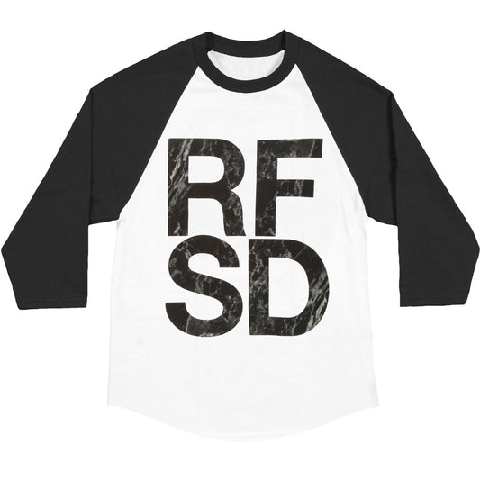 Refused RFSD Raglan (White/Black) Baseball Jersey Front