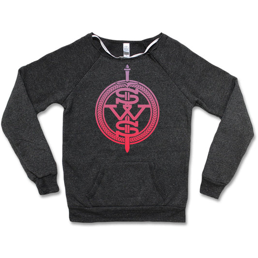 Sleeping With Sirens Faded Logo Sweatshirt Girls Jr Sweatshirt Front
