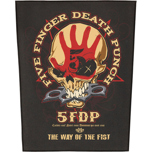 Five Finger Death Punch Way Of The Fist Back Patch Front