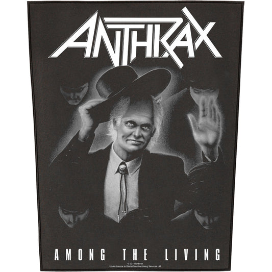 Anthrax Among The Living Back Patch Front