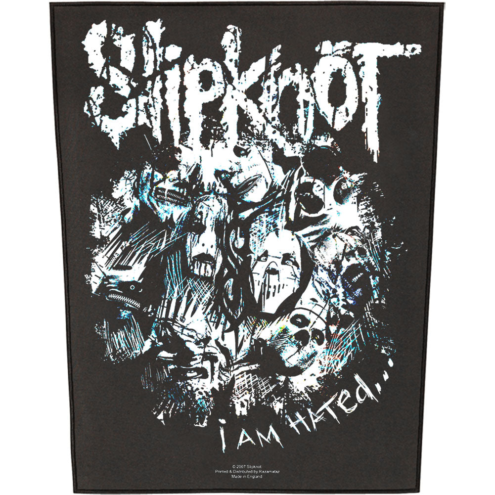 Slipknot I Am Hated Back Patch Front