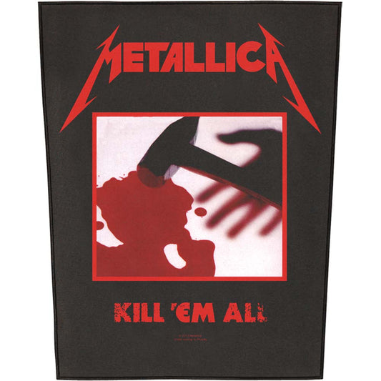 Metallica Kill 'Em All Back Patch Front