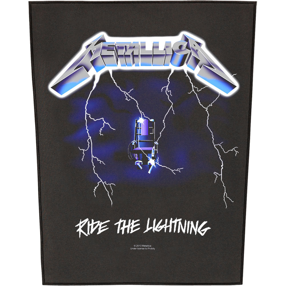 Metallica Ride The Lightning Back Patch Front
