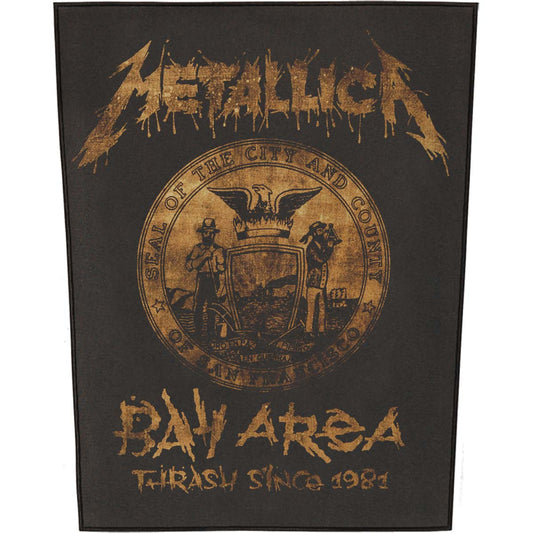 Metallica Bay Area Thrash Back Patch Front