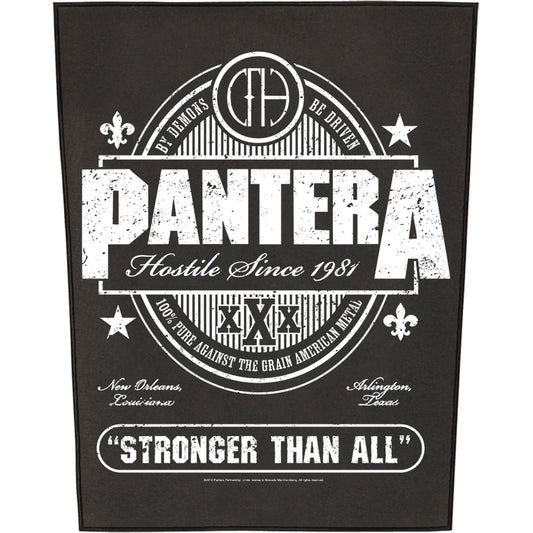 Pantera Stronger Than All Back Patch Front