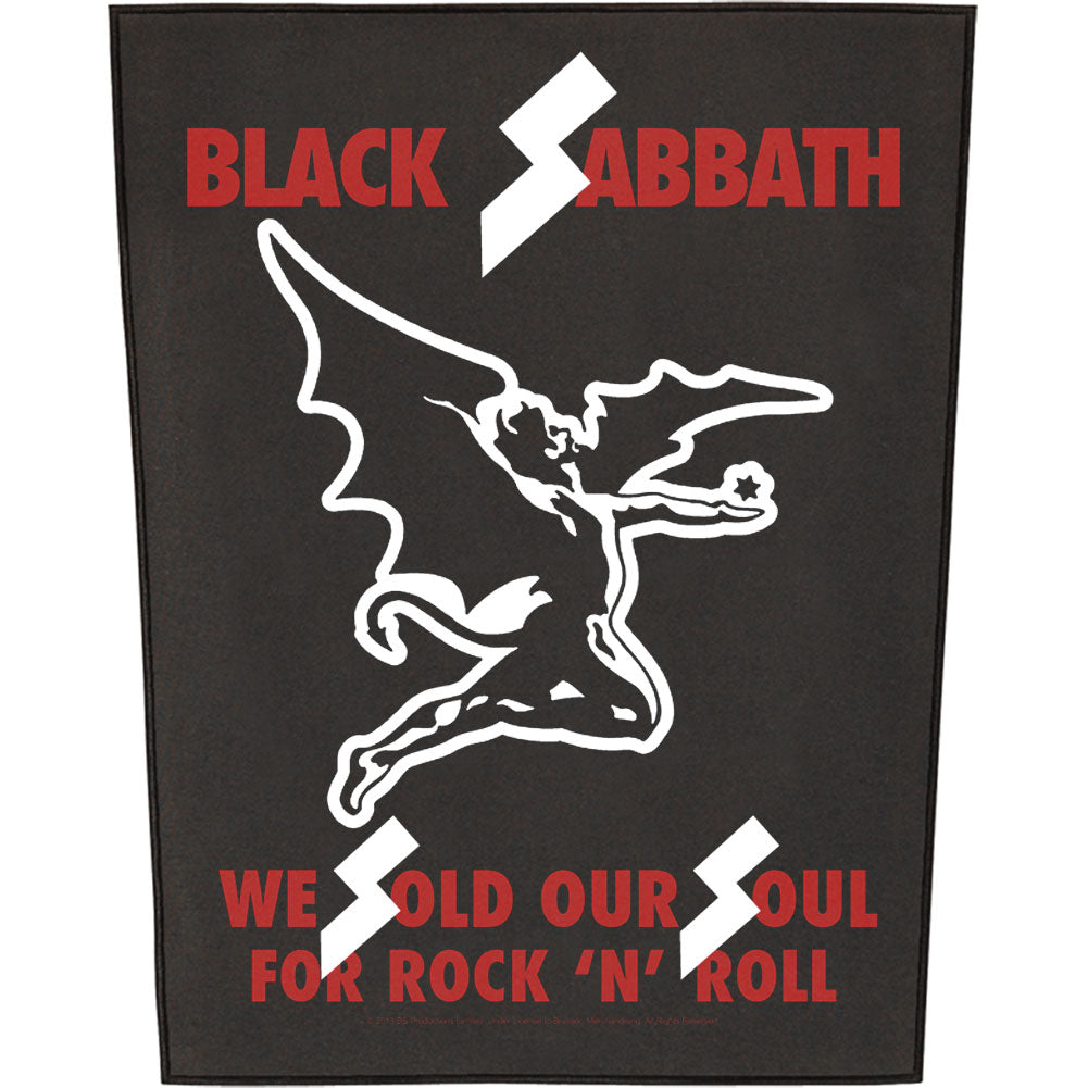 Black Sabbath We Sold Our Souls Back Patch Front