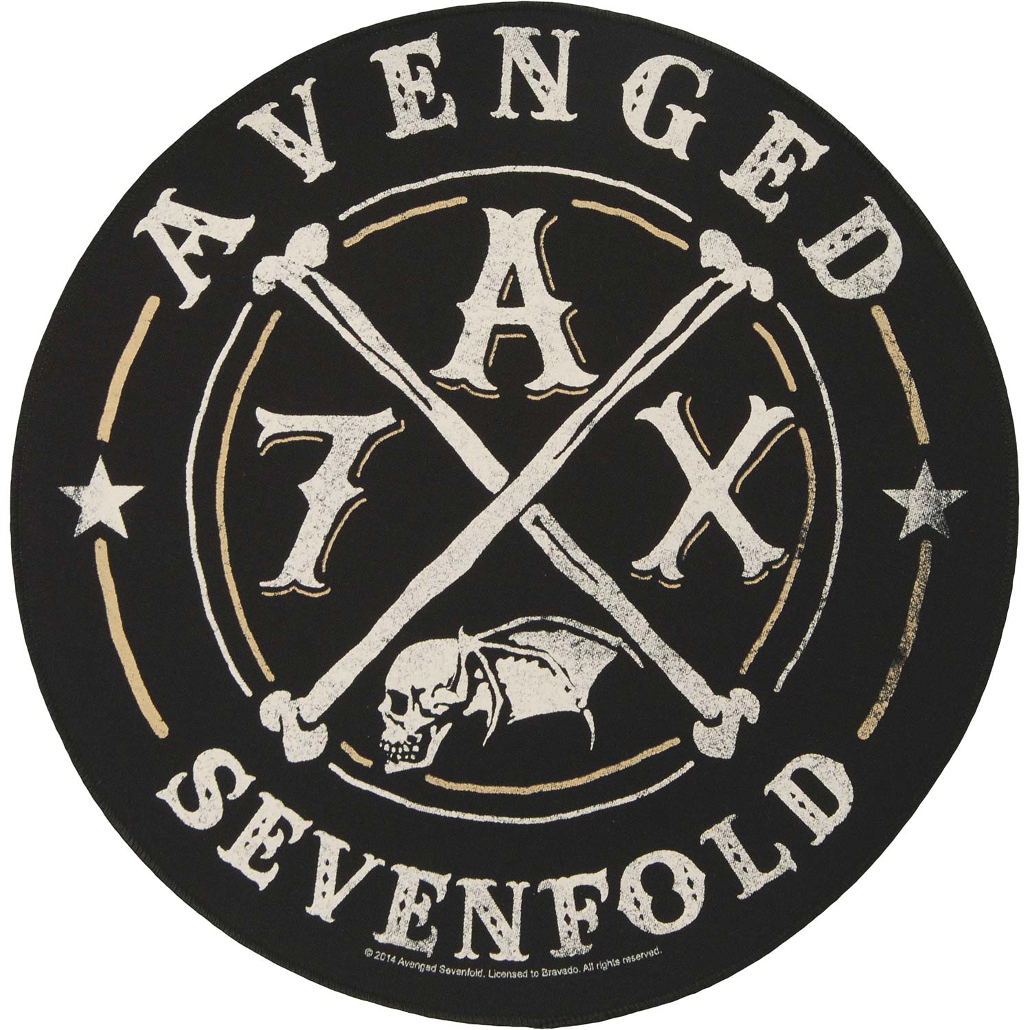 Avenged Sevenfold A7X Back Patch Front