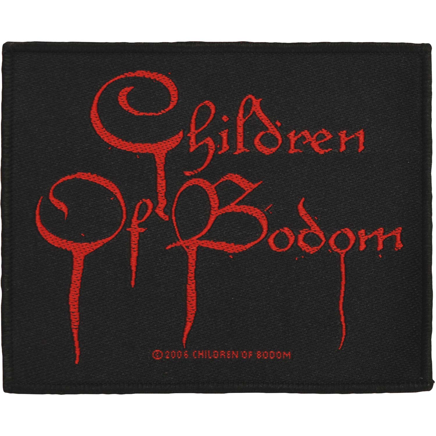 Children Of Bodom Blood Logo Woven Patch Front