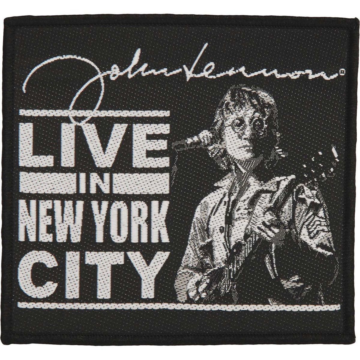 Beatles Live In New York City Woven Patch Front