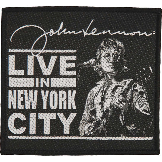 Beatles Live In New York City Woven Patch Front