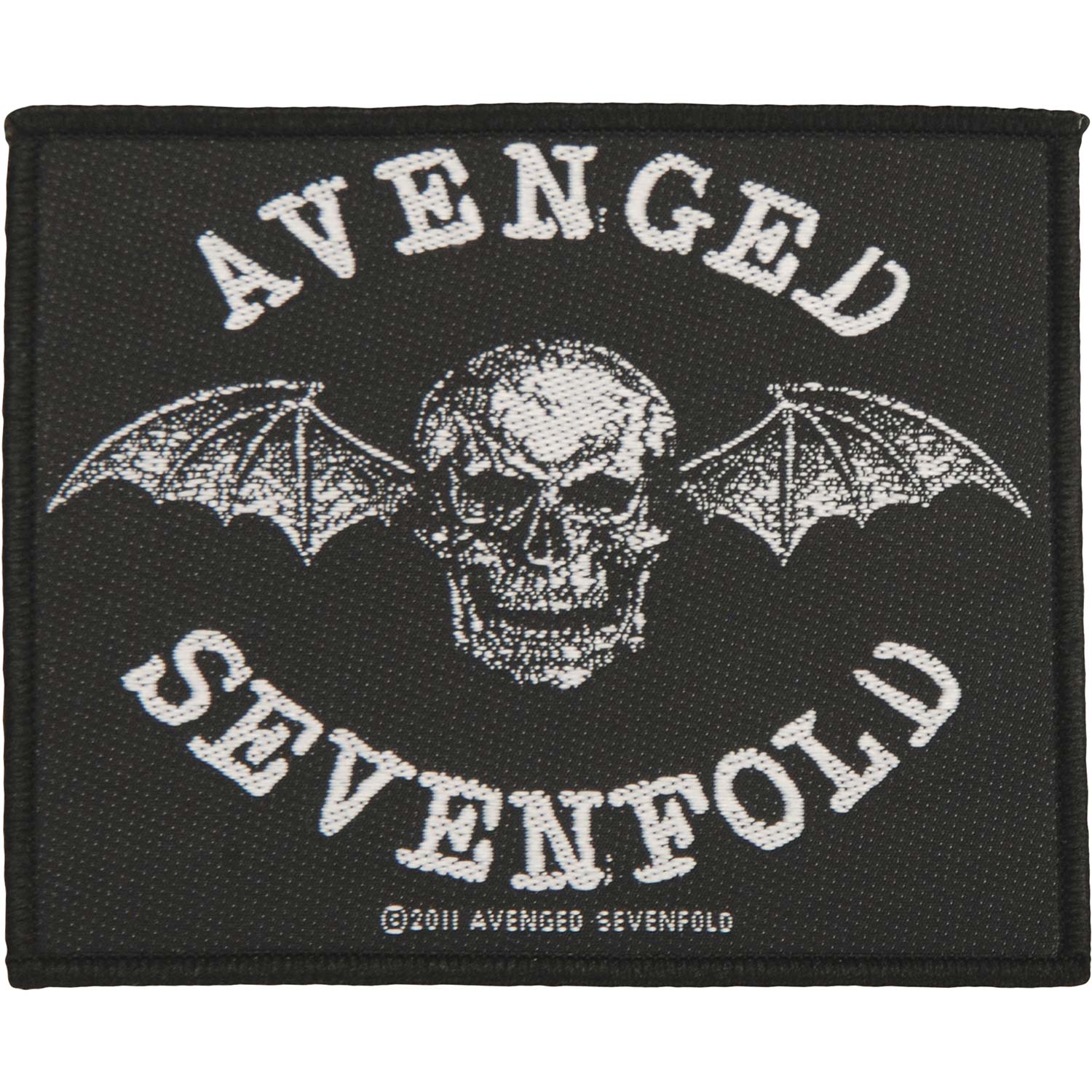 Avenged Sevenfold Death Bat Woven Patch Front