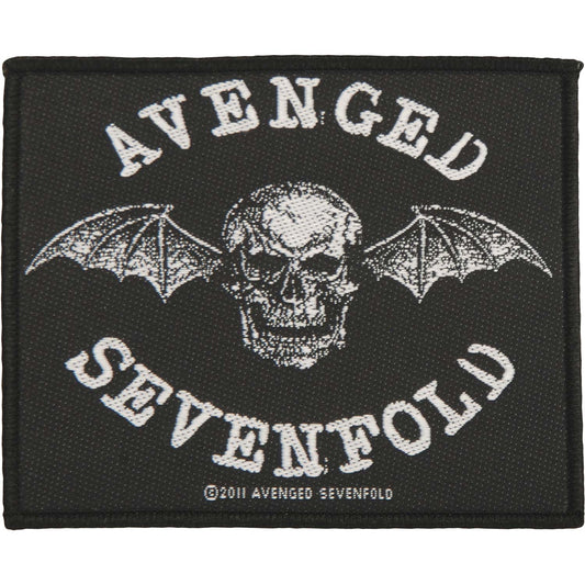 Avenged Sevenfold Death Bat Woven Patch Front