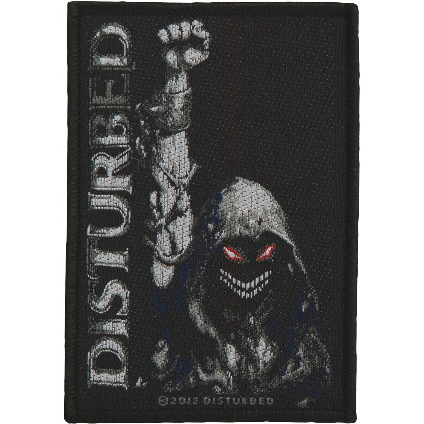 Disturbed Eyes Woven Patch Front