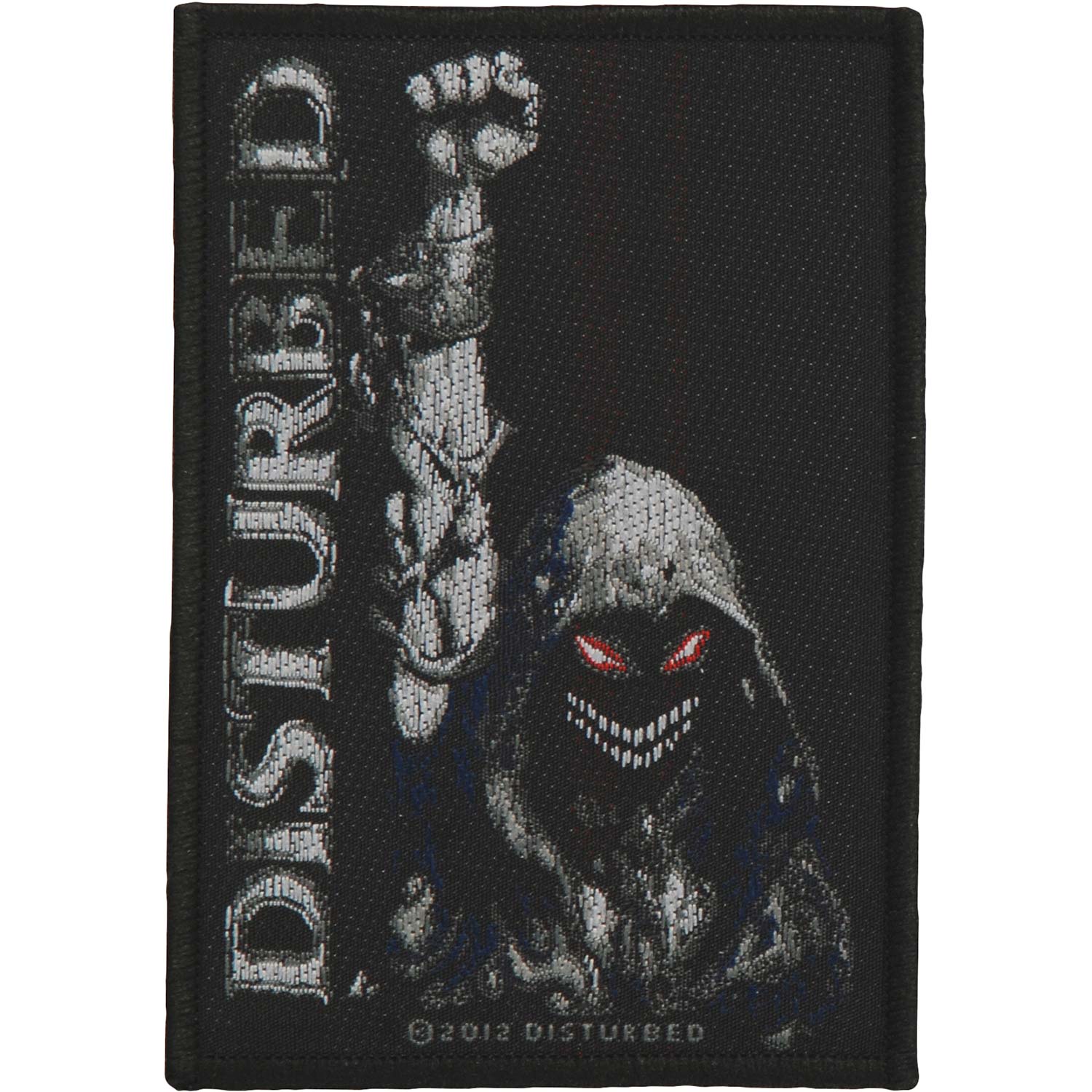 Disturbed Eyes Woven Patch Front