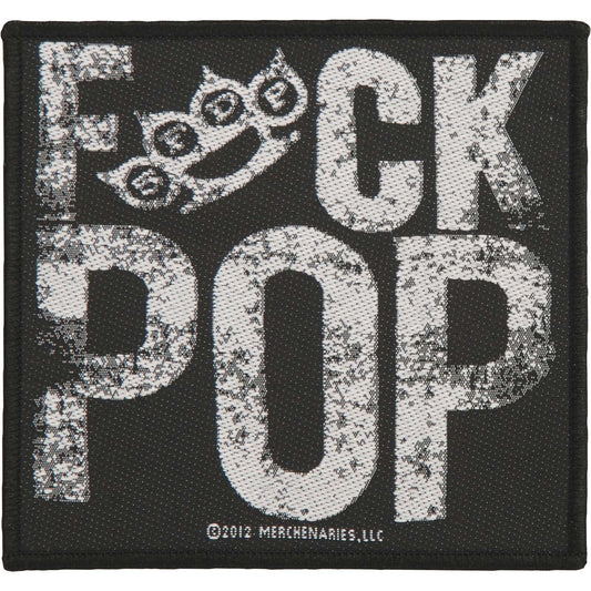 Five Finger Death Punch Fuck Pop Woven Patch Front