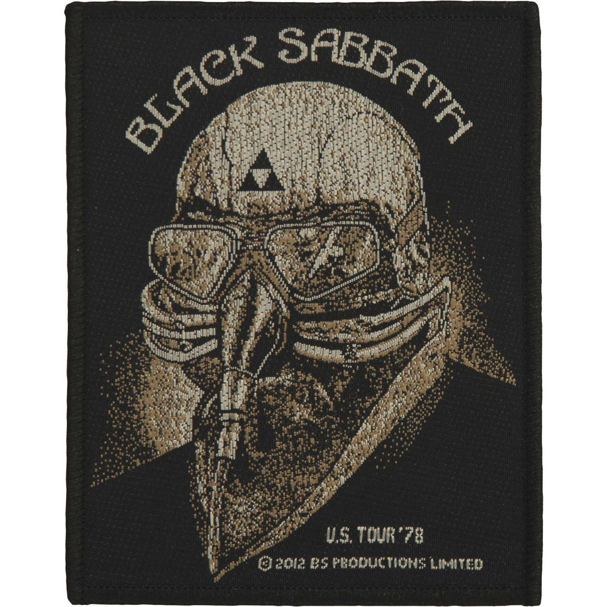 Black Sabbath US Tour '78 Woven Patch Front