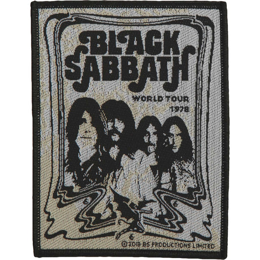 Black Sabbath Band Woven Patch Front