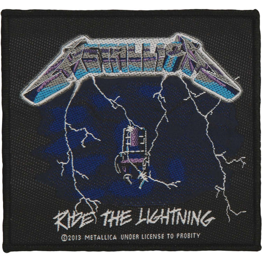 Metallica Ride The Lightning Woven Patch Front