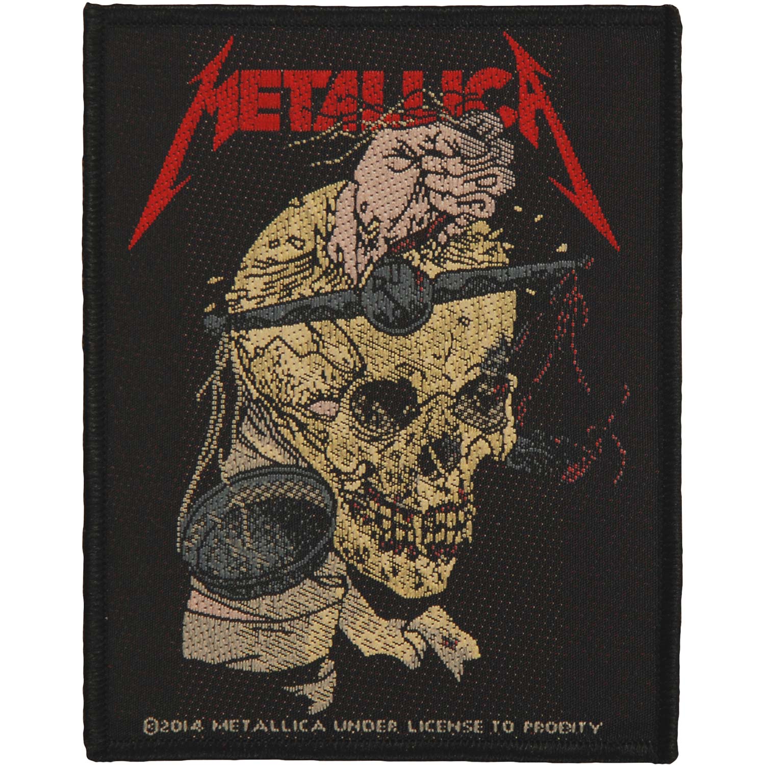 Metallica Harvester Of Sorrow Woven Patch Front