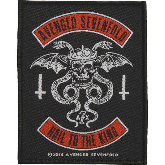 Avenged Sevenfold Biker Woven Patch Front