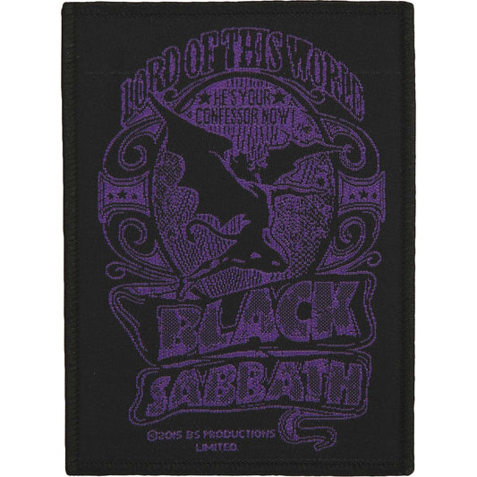 Black Sabbath Lord Of This World Woven Patch Front