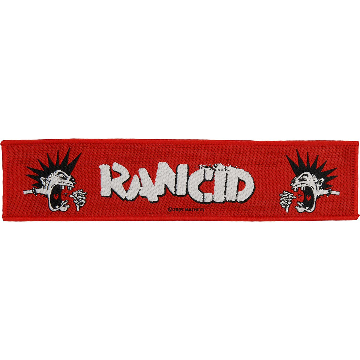Rancid Mohawk Woven Jumbo Patch Front