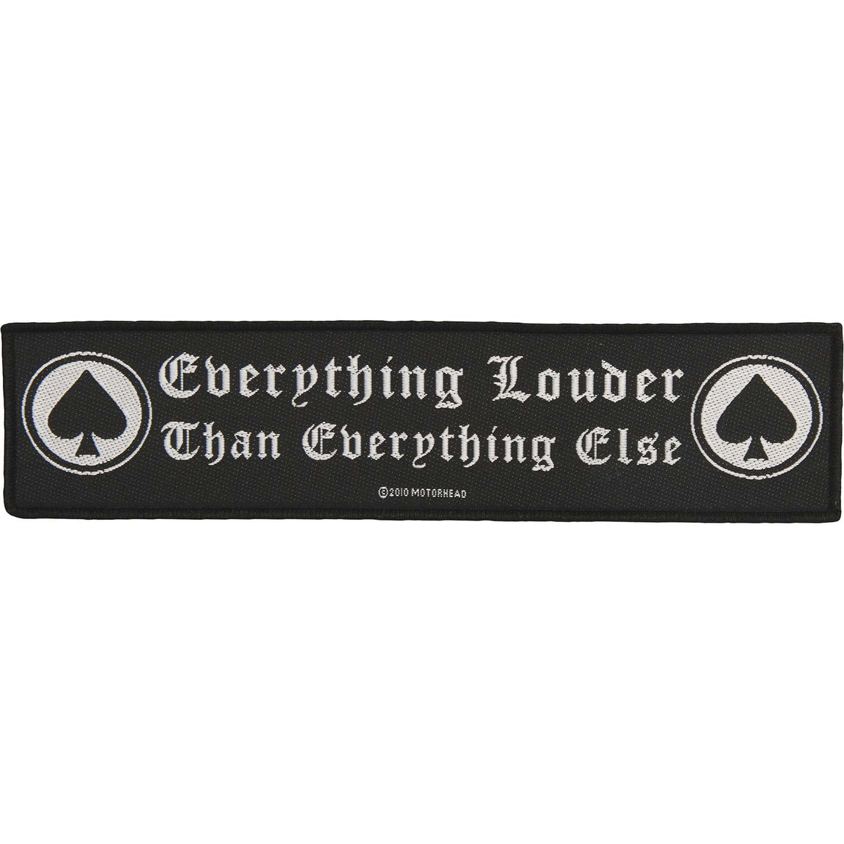 Motorhead Everything Louder Woven Jumbo Patch Front
