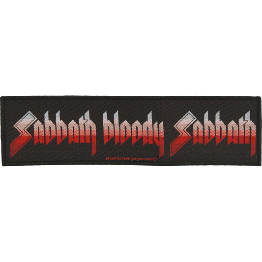 Black Sabbath Sabbath Bloody Sabbath Woven Jumbo Patch Front