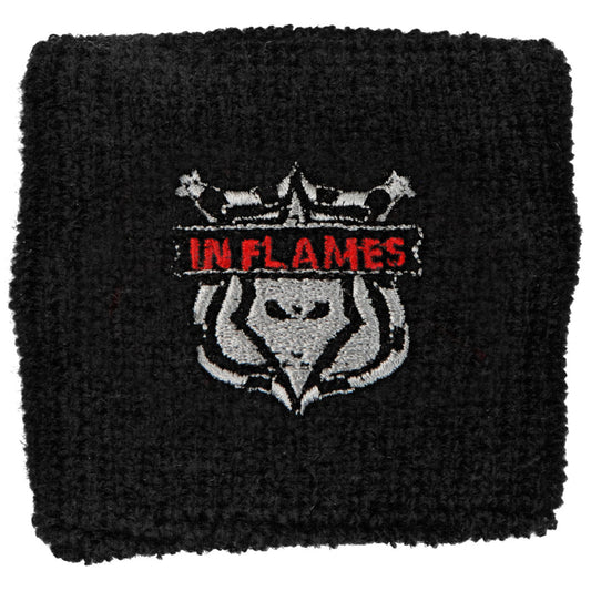 In Flames Shield Athletic Wristband Front